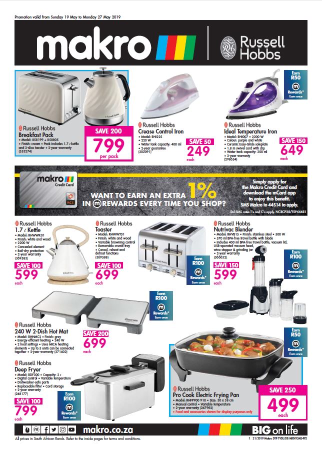 Catalogue Appliances Makro Online Site