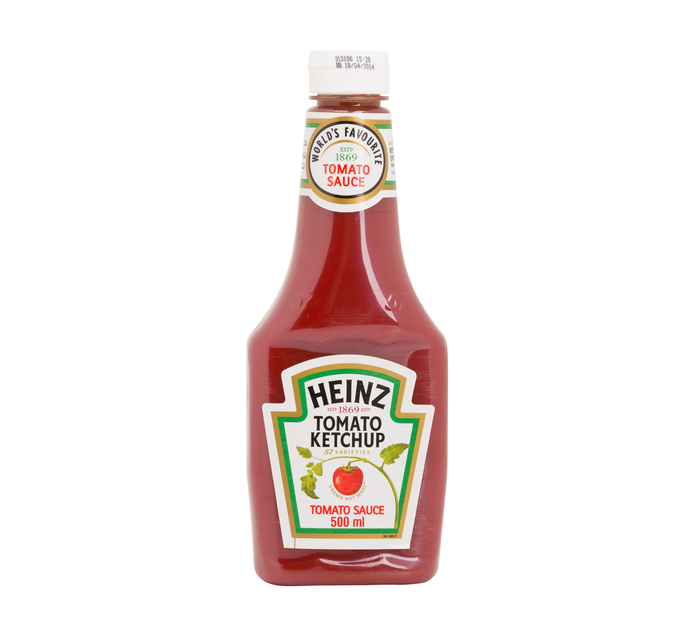 HEINZ Ketchup (1 x 500ml) Tomato Sauce Tomato Sauce Sauces & Mayonnaise Sauces, Spreads